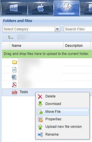 Move File option