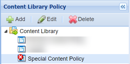 Policy status icon