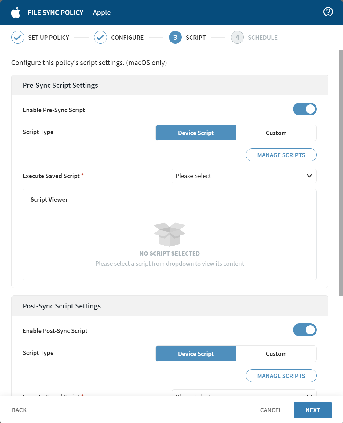 Apple Script form