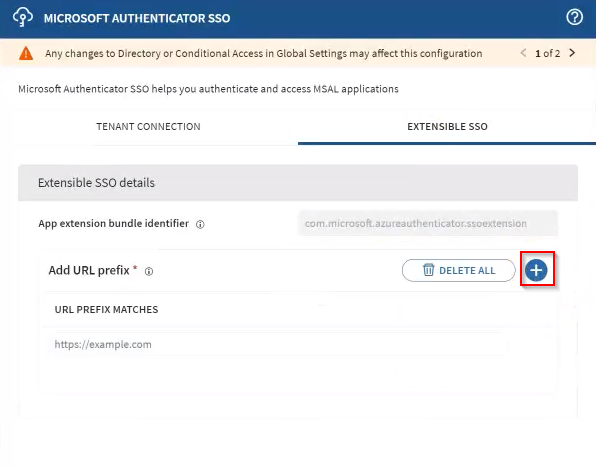 Adding a URL Prefix.