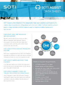 Download the SOTI Assist Data Sheet