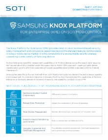 Samsung Knox Platform Brochure