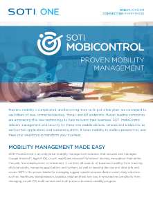 SOTI MobiControl for TOUGHBOOK brochure