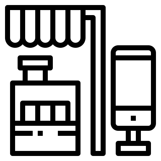 Ordering Via In-Store Devices Icon