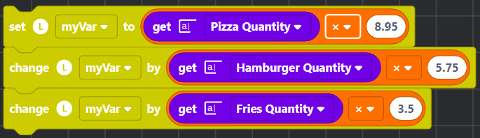 Sample expression is broken into steps by using a Local Variable