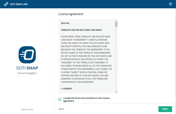 Snap Link License Agreement