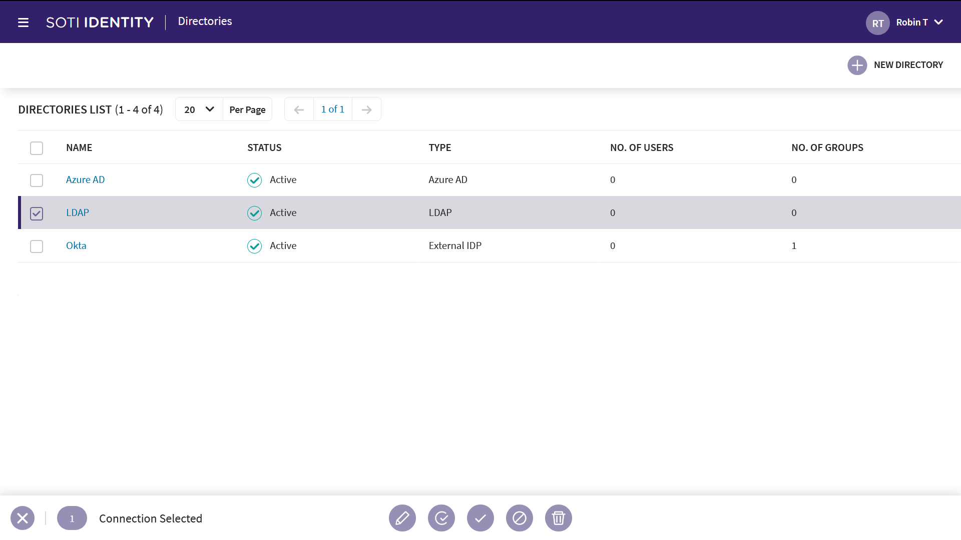 SOTI Identity LDAP Connections