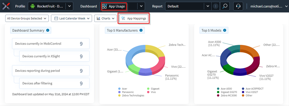 App mappings