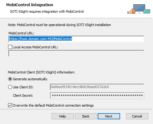 Mobicontrol Integration