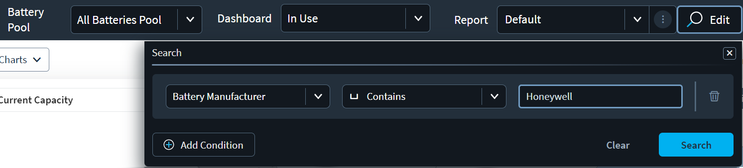 Search criteria