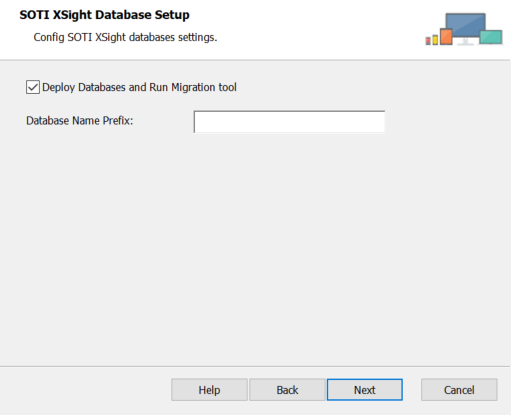 Provide an optional database name prefix