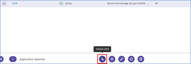 Select Assign User button