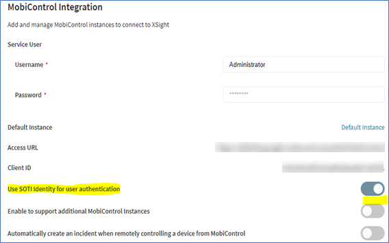 XSight: SI user Authentication