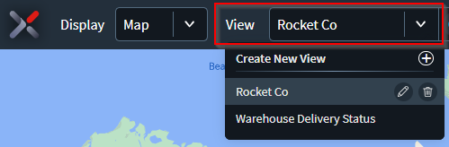 Select a view from the View dropdown