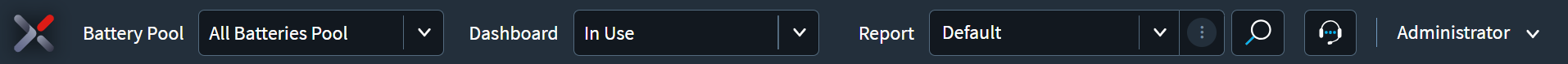 Smart Battery dashboard top