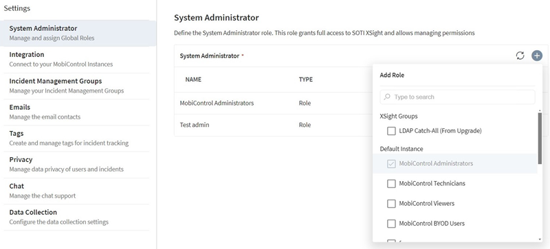 Add System Administrator details