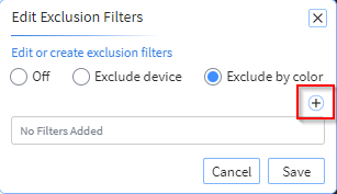 Add an Exclusion Filter