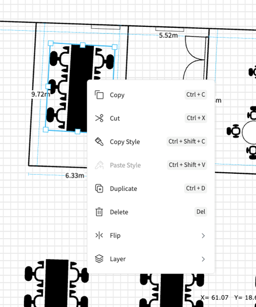 Right-click on an object for context sensitive help