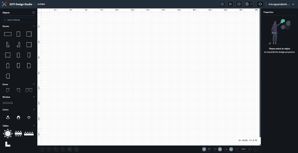 The SOTI Design Studio interface