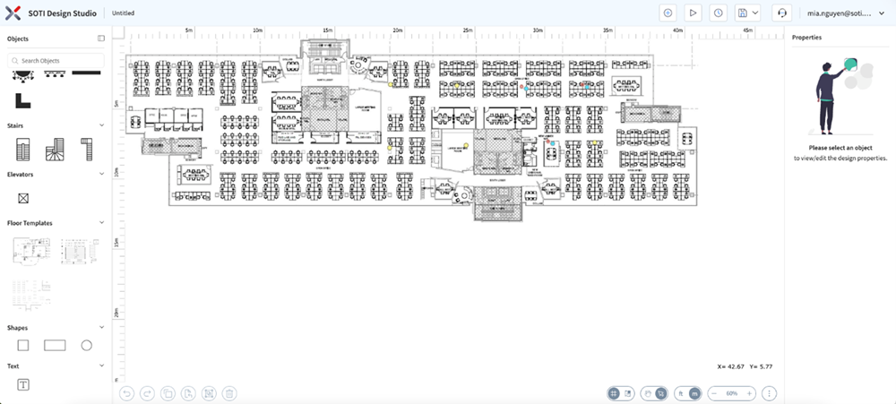 Visibility is improved with Hide Grid selected