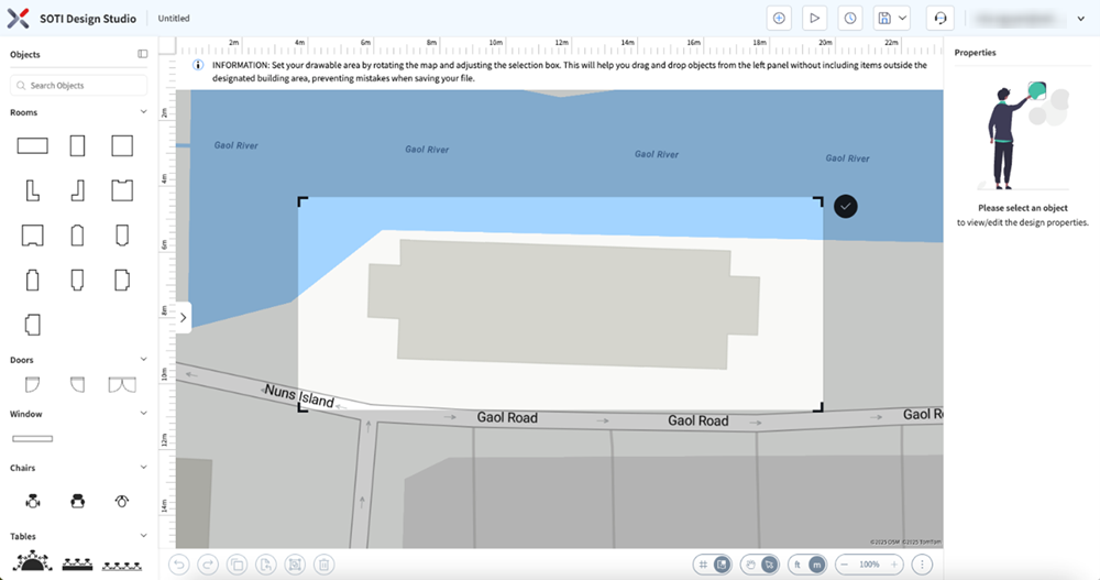 Select the constraint area