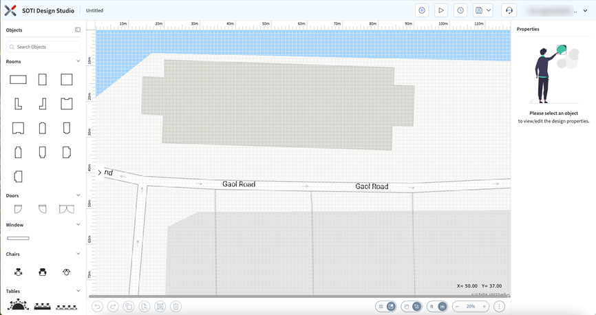 Confirm your selection and trace the outline of the building