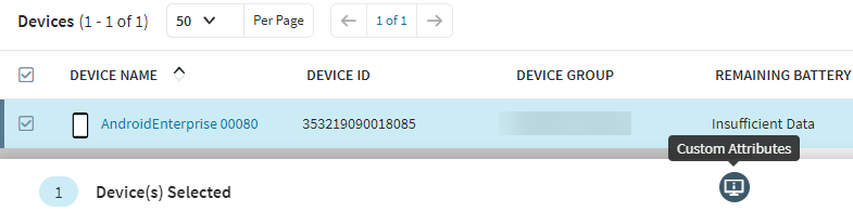 Select device