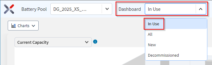 Smart Battery - Select a dashboard