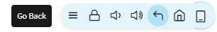 Go back button