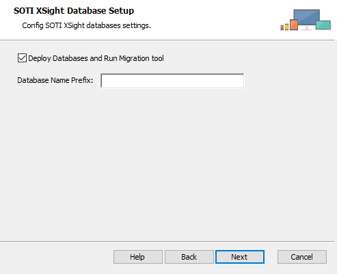 Setup wizard database settings